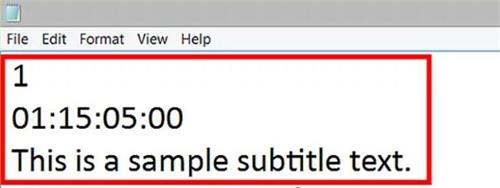 Edit Subtitles in Text Editor