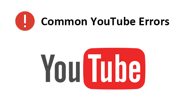 Исправить распространенные ошибки YouTube