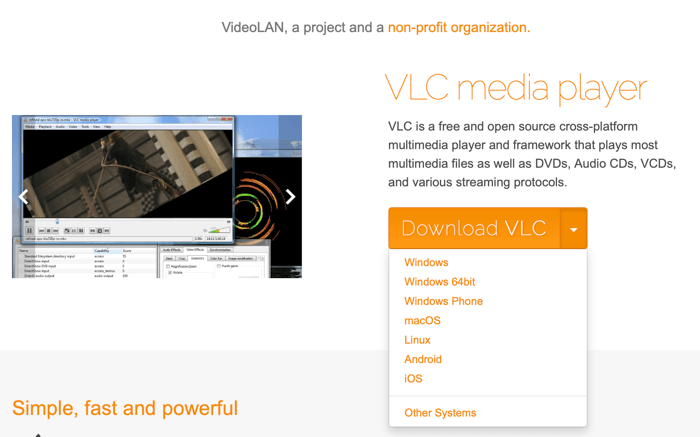 VLC Mac バージョンをデスクトップにインストールする