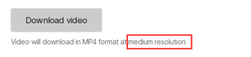 TED Video Download Quality Restriction