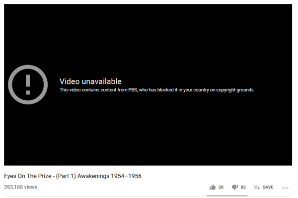 YouTube Video Not Available