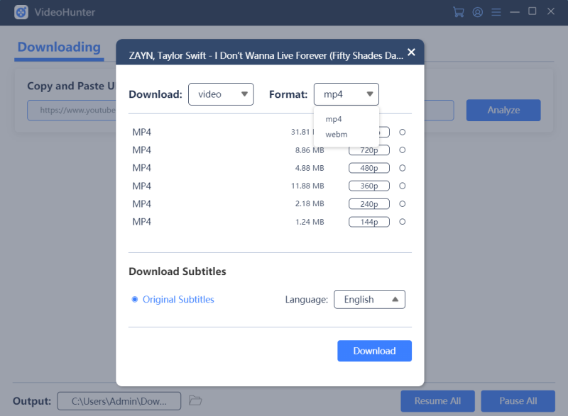 Choose Available Formats