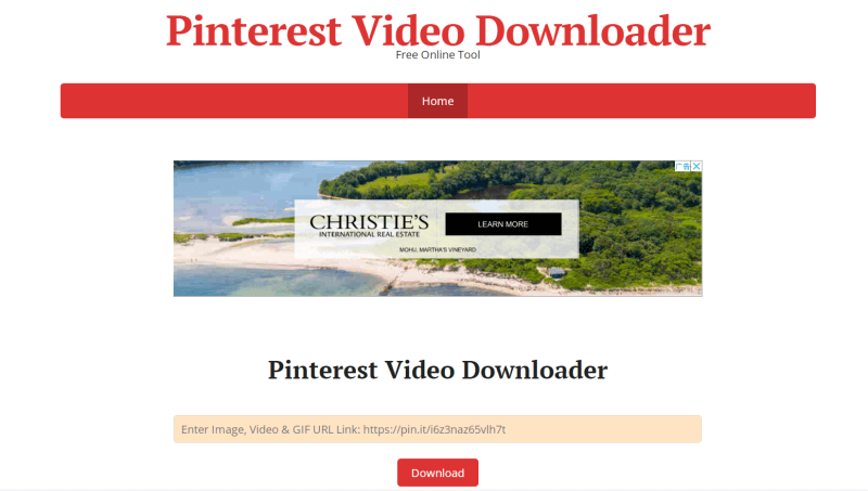 Pinterest Video Downloader / Download Pinterest Video, Gif & Image Free