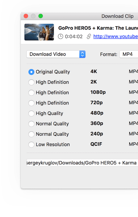 Télécharger des vidéos de qualité 4K