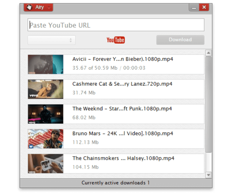 Luchtige YouTube-downloader