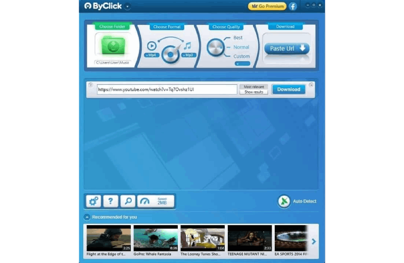 ByClick YouTube-downloader