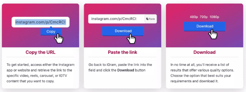 Download An Instagram Video Online with iGram