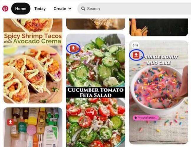 Chrome 拡張機能経由で Pinterest ビデオをダウンロード