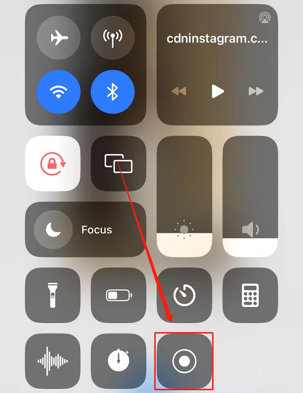Record Instagram Videos with iPhone Screen Recording