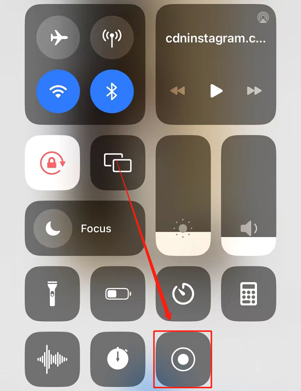 Enregistrez des vidéos Instagram avec l'enregistrement d'écran iPhone