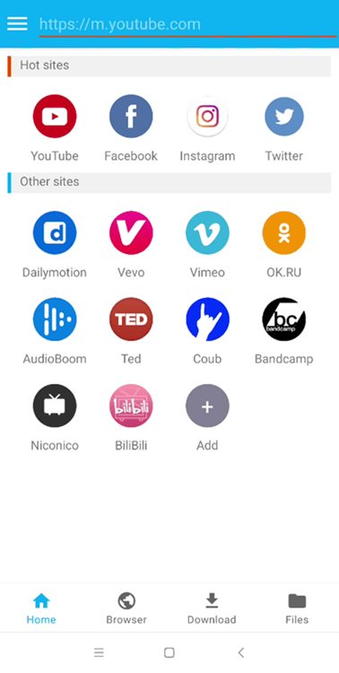 iTubeGo Dailymotion Video Downloader App