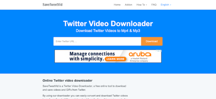 Twitter Video Downloader Online HD - Twitter Vid