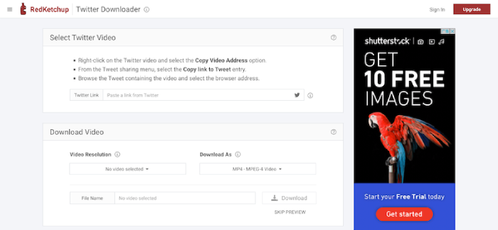 Download Twitter-video als GIF