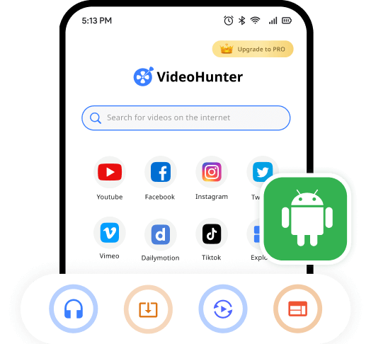 VideoHunter pour Android